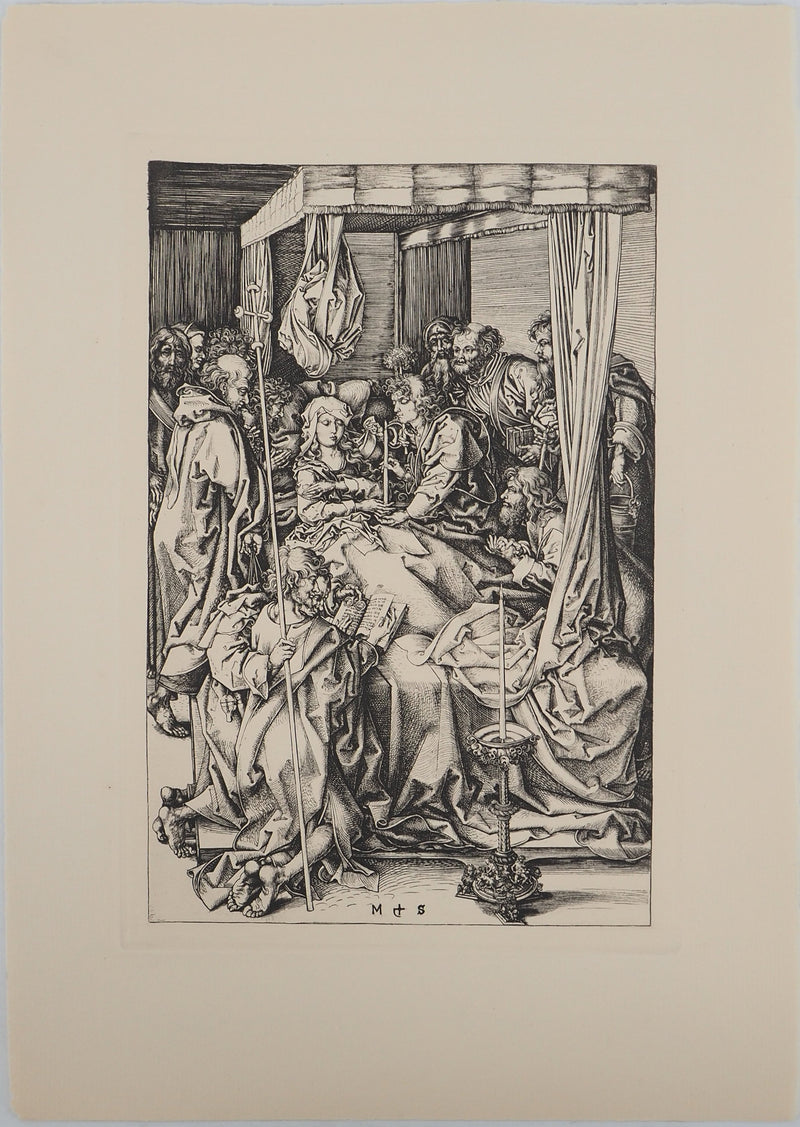 Martin SCHONGAUER : Martin SCHONGAUER (1430/50-1491), Gravure originale (vue générale) - Crédit photo : Galerie Art.Paris