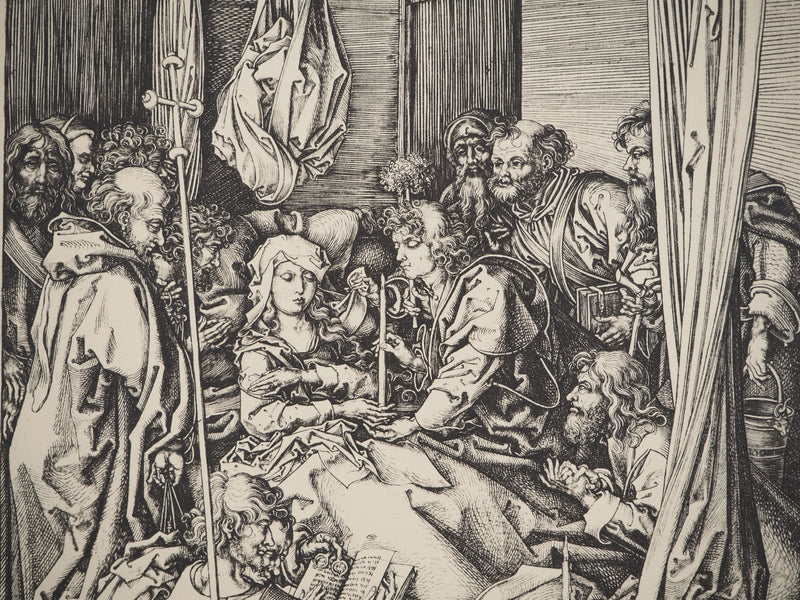 Martin SCHONGAUER : Martin SCHONGAUER (1430/50-1491), Gravure originale (photo de détail 4) - Crédit photo : Galerie Art.Paris