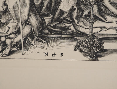 Martin SCHONGAUER : Martin SCHONGAUER (1430/50-1491), Gravure originale (photo de détail 2) - Crédit photo : Galerie Art.Paris