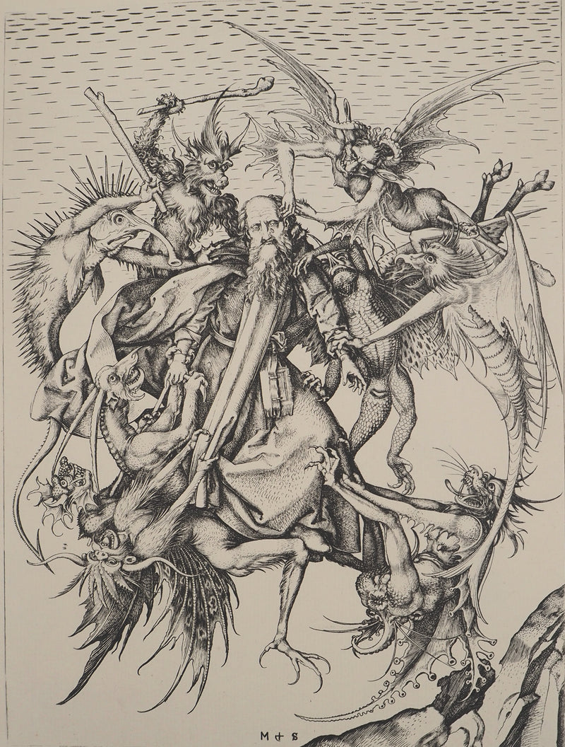 Martin SCHONGAUER : Martin SCHONGAUER (1430/50-1491), Gravure originale (photo de détail 3) - Crédit photo : Galerie Art.Paris