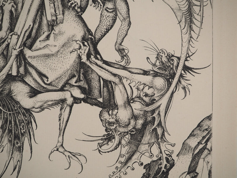 Martin SCHONGAUER : Martin SCHONGAUER (1430/50-1491), Gravure originale (photo de détail 5) - Crédit photo : Galerie Art.Paris