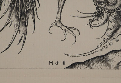 Martin SCHONGAUER : Martin SCHONGAUER (1430/50-1491), Gravure originale (photo de détail 2) - Crédit photo : Galerie Art.Paris