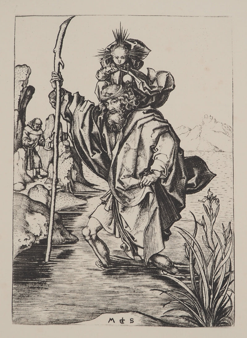 Martin SCHONGAUER : Martin SCHONGAUER (1430/50-1491), Gravure originale (photo de détail 3) - Crédit photo : Galerie Art.Paris