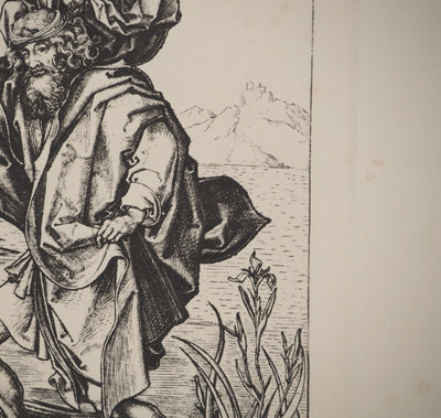 Martin SCHONGAUER : Martin SCHONGAUER (1430/50-1491), Gravure originale (photo de détail 5) - Crédit photo : Galerie Art.Paris