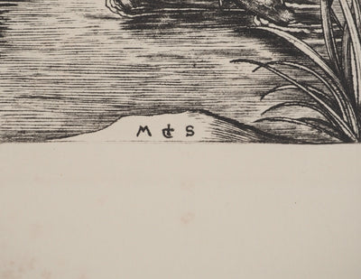 Martin SCHONGAUER : Martin SCHONGAUER (1430/50-1491), Gravure originale (photo de détail 2) - Crédit photo : Galerie Art.Paris