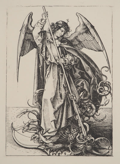 Martin SCHONGAUER : Martin SCHONGAUER (1430/50-1491), Gravure originale (photo de détail 3) - Crédit photo : Galerie Art.Paris