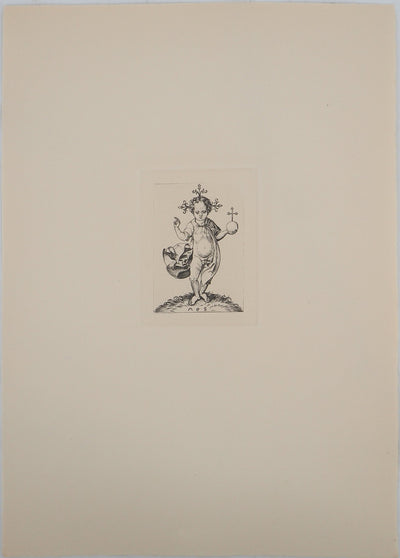 Martin SCHONGAUER : Martin SCHONGAUER (1430/50-1491), Gravure originale (vue générale) - Crédit photo : Galerie Art.Paris