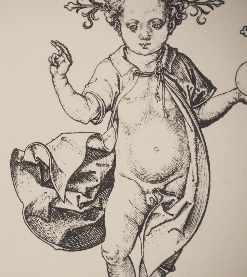 Martin SCHONGAUER : Martin SCHONGAUER (1430/50-1491), Gravure originale (photo de détail 5) - Crédit photo : Galerie Art.Paris