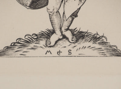 Martin SCHONGAUER : Martin SCHONGAUER (1430/50-1491), Gravure originale (photo de détail 2) - Crédit photo : Galerie Art.Paris