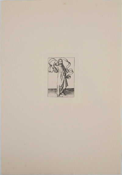 Martin SCHONGAUER : Martin SCHONGAUER (1430/50-1491), Gravure originale (vue générale) - Crédit photo : Galerie Art.Paris