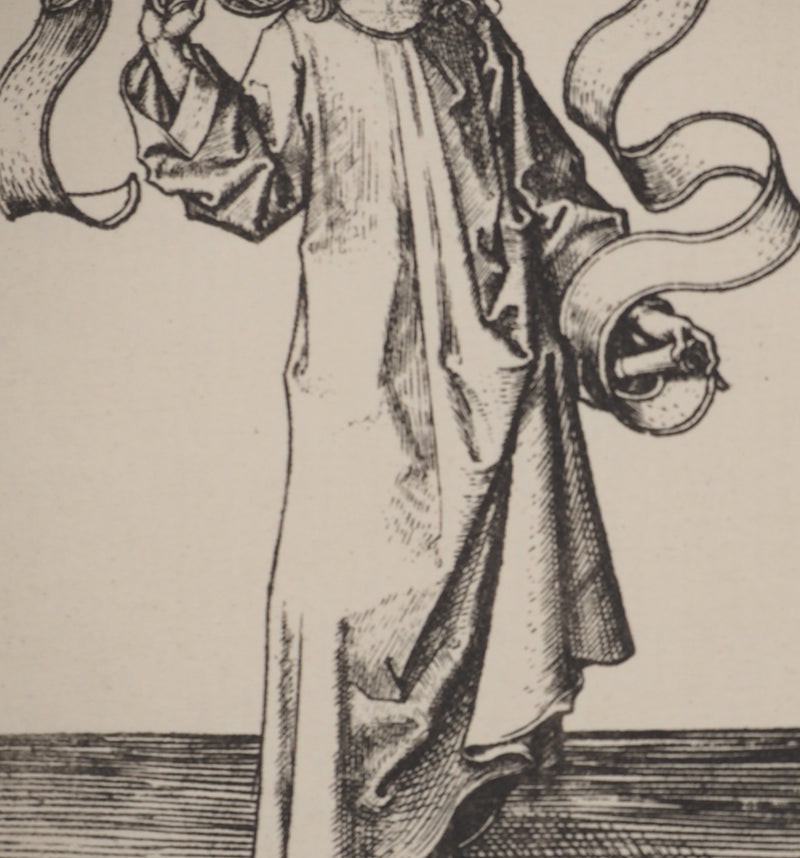 Martin SCHONGAUER : Martin SCHONGAUER (1430/50-1491), Gravure originale (photo de détail 5) - Crédit photo : Galerie Art.Paris