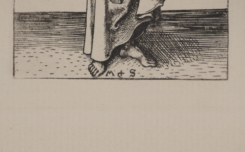 Martin SCHONGAUER : Martin SCHONGAUER (1430/50-1491), Gravure originale (photo de détail 2) - Crédit photo : Galerie Art.Paris