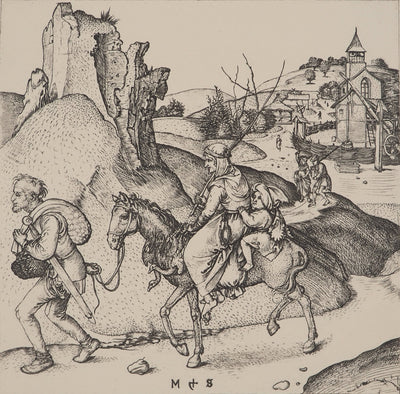 Martin SCHONGAUER : Martin SCHONGAUER (1430/50-1491), Gravure originale (photo de détail 3) - Crédit photo : Galerie Art.Paris