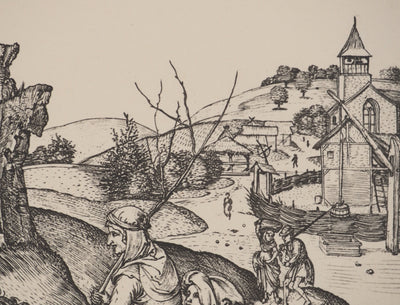 Martin SCHONGAUER : Martin SCHONGAUER (1430/50-1491), Gravure originale (photo de détail 4) - Crédit photo : Galerie Art.Paris