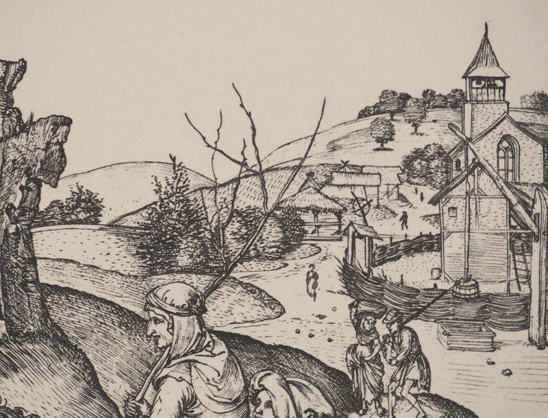 Martin SCHONGAUER : Martin SCHONGAUER (1430/50-1491), Gravure originale (photo de détail 4) - Crédit photo : Galerie Art.Paris