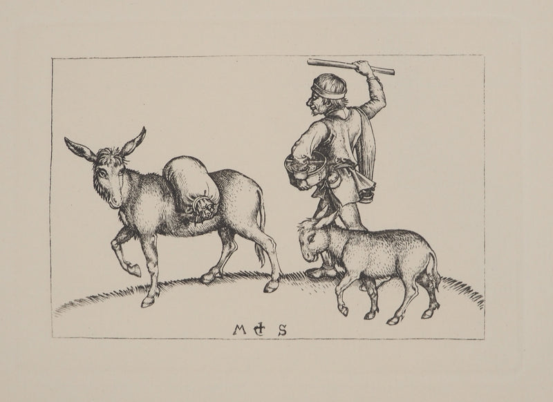 Martin SCHONGAUER : Martin SCHONGAUER (1430/50-1491), Gravure originale (photo de détail 3) - Crédit photo : Galerie Art.Paris