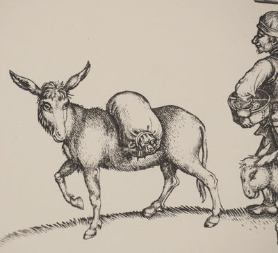 Martin SCHONGAUER : Martin SCHONGAUER (1430/50-1491), Gravure originale (photo de détail 4) - Crédit photo : Galerie Art.Paris