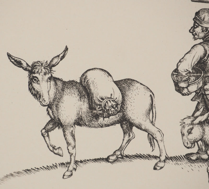 Martin SCHONGAUER : Martin SCHONGAUER (1430/50-1491), Gravure originale (photo de détail 4) - Crédit photo : Galerie Art.Paris