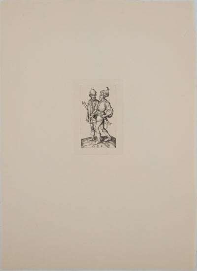 Martin SCHONGAUER : Martin SCHONGAUER (1430/50-1491), Gravure originale (vue générale) - Crédit photo : Galerie Art.Paris