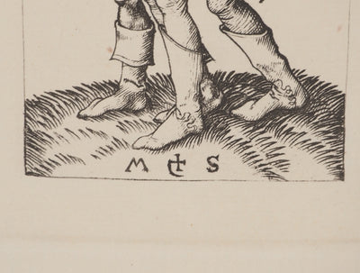 Martin SCHONGAUER : Martin SCHONGAUER (1430/50-1491), Gravure originale (photo de détail 2) - Crédit photo : Galerie Art.Paris