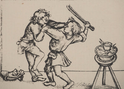 Martin SCHONGAUER : Martin SCHONGAUER (1430/50-1491), Gravure originale (photo de détail 3) - Crédit photo : Galerie Art.Paris