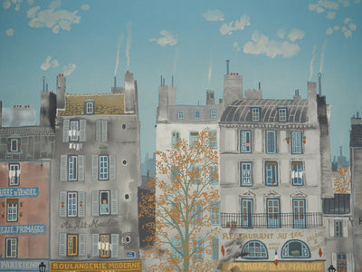 Michel DELACROIX : Le canal, Lithographie originale (photo de détail 5) - Crédit photo : Galerie Art.Paris