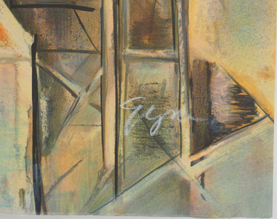 Nicolai GEORGESCU : Nicolaï GEORGESCU (1946-1995), Lithographie originale (photo de détail 2) - Crédit photo : Galerie Art.Paris