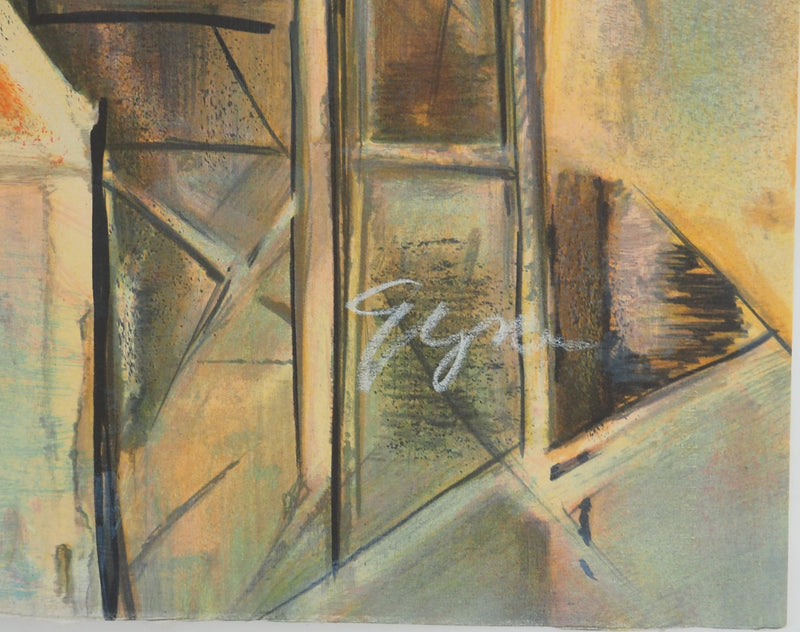 Nicolai GEORGESCU : Nicolaï GEORGESCU (1946-1995), Lithographie originale (photo de détail 2) - Crédit photo : Galerie Art.Paris