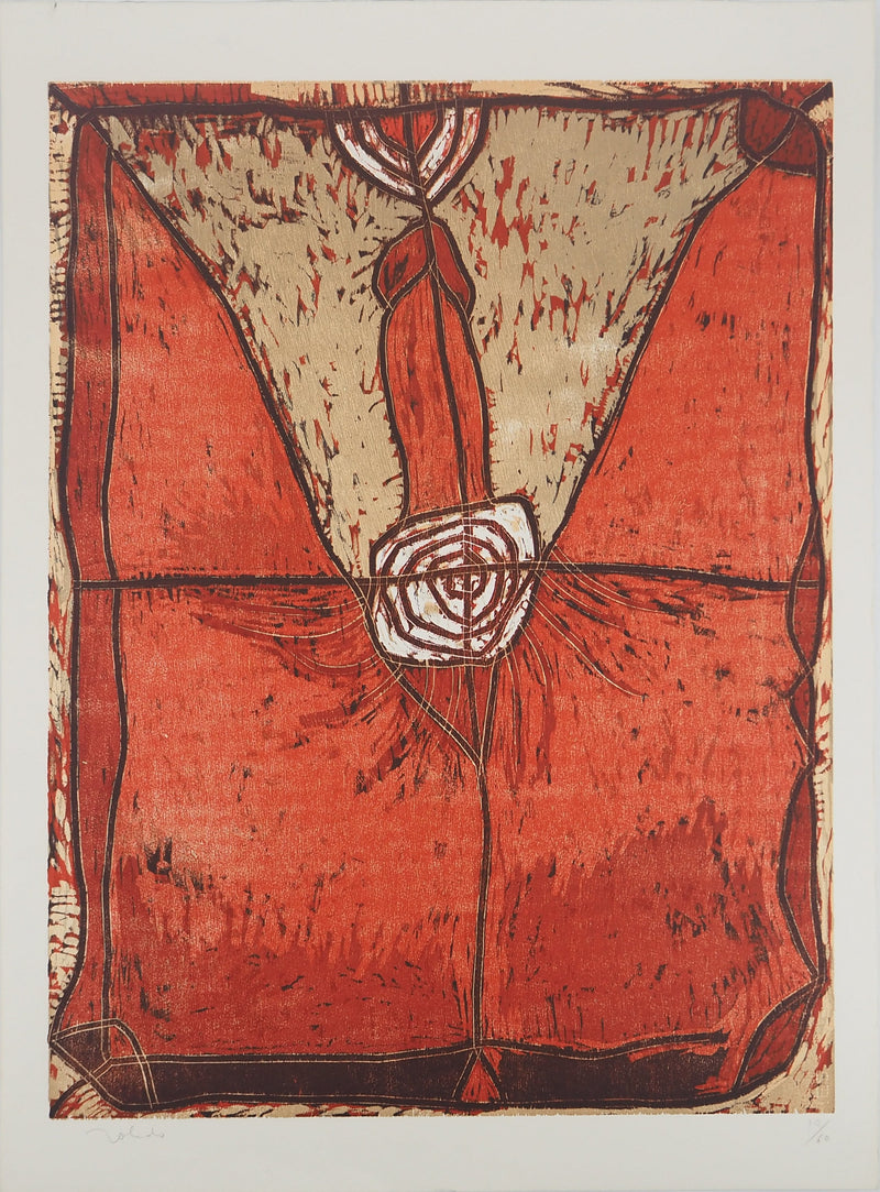 Francisco TOLEDO : Francisco TOLEDO (1940-2019), Lithographie originale (vue générale) - Crédit photo : Galerie Art.Paris