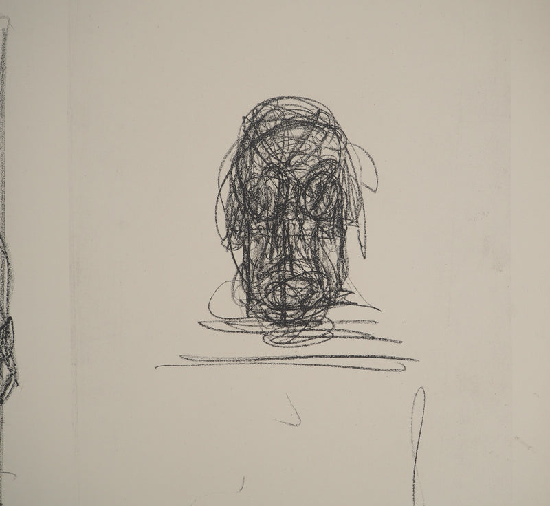 Alberto GIACOMETTI : Silhouettes en marche, Lithographie originale (photo de détail 3) - Crédit photo : Galerie Art.Paris