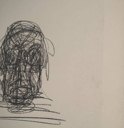Alberto GIACOMETTI : Silhouettes en marche, Lithographie originale (photo de détail 6) - Crédit photo : Galerie Art.Paris