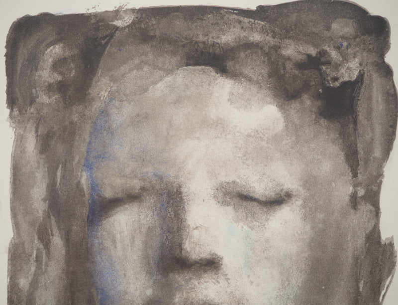 Leonor FINI : Visage endormi, c, Lithographie originale (photo de détail 4) - Crédit photo : Galerie Art.Paris