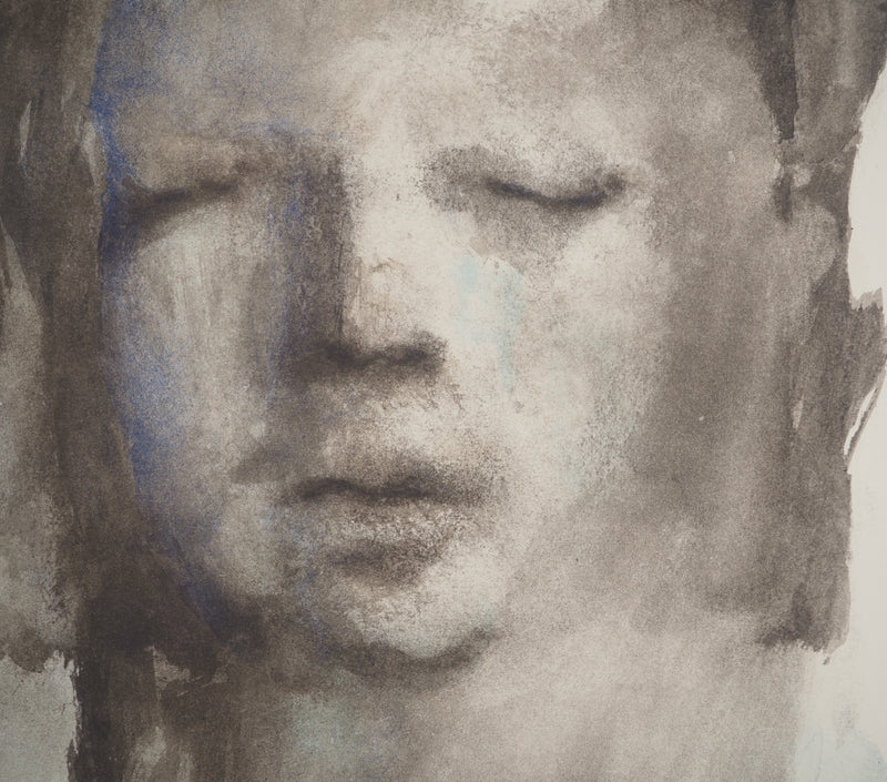Leonor FINI : Visage endormi, c, Lithographie originale (photo de détail 5) - Crédit photo : Galerie Art.Paris