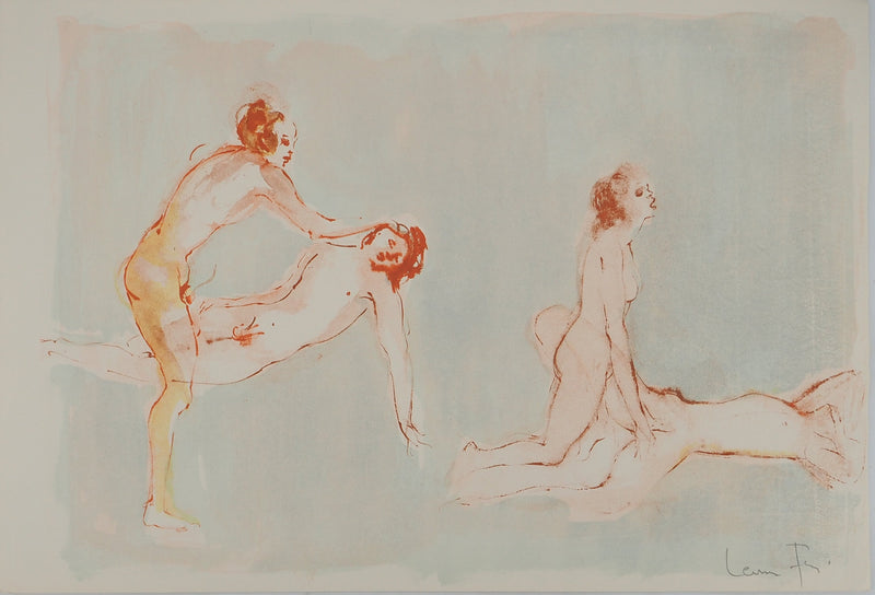 Leonor FINI : Les amants, Lithographie originale (vue générale) - Crédit photo : Galerie Art.Paris