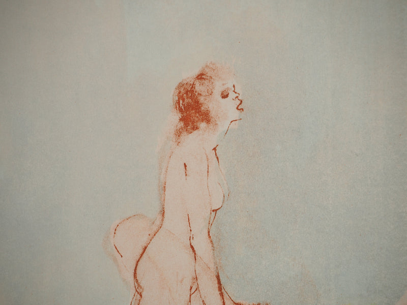 Leonor FINI : Les amants, Lithographie originale (photo de détail 4) - Crédit photo : Galerie Art.Paris