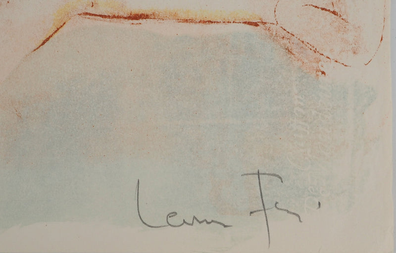 Leonor FINI : Les amants, Lithographie originale (photo de détail 2) - Crédit photo : Galerie Art.Paris