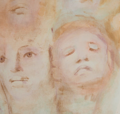 Leonor FINI : Visages multiples, Lithographie originale (photo de détail 5) - Crédit photo : Galerie Art.Paris