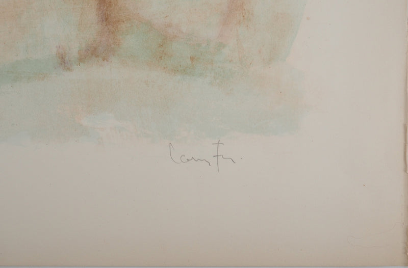 Leonor FINI : Visages multiples, Lithographie originale (photo de détail 2) - Crédit photo : Galerie Art.Paris