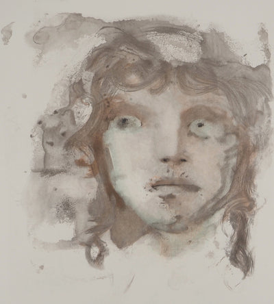 Leonor FINI : Portrait de jeune fille, Lithographie originale (photo de détail 3) - Crédit photo : Galerie Art.Paris