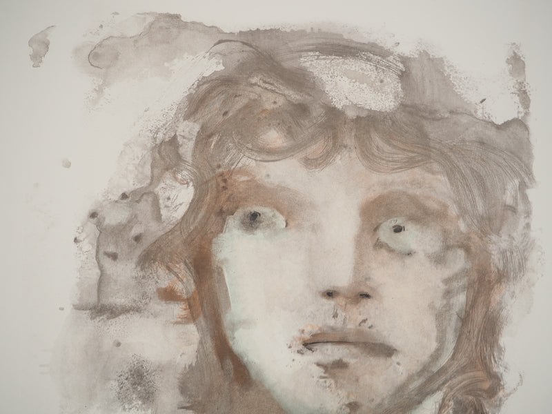 Leonor FINI : Portrait de jeune fille, Lithographie originale (photo de détail 4) - Crédit photo : Galerie Art.Paris