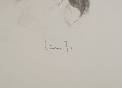 Leonor FINI : Portrait de jeune fille, Lithographie originale (photo de détail 2) - Crédit photo : Galerie Art.Paris