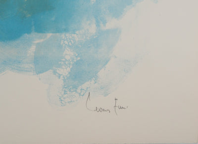 Leonor FINI : Sérénité hors de l'eau, Lithographie originale (photo de détail 2) - Crédit photo : Galerie Art.Paris