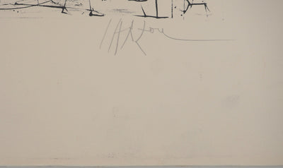 Jean CARZOU : Vue sur le port, Lithographie originale (photo de détail 7) - Crédit photo : Galerie Art.Paris