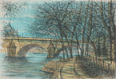 Jean CARZOU : Le Pont-Neuf, Lithographie originale (photo de détail 3) - Crédit photo : Galerie Art.Paris