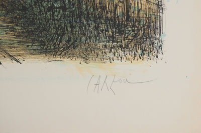 Jean CARZOU : Le Pont-Neuf, Lithographie originale (photo de détail 2) - Crédit photo : Galerie Art.Paris