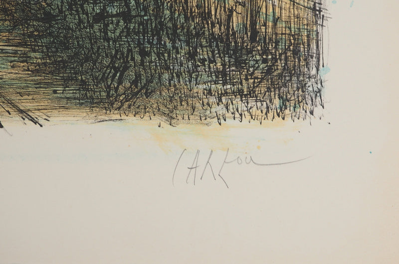 Jean CARZOU : Le Pont-Neuf, Lithographie originale (photo de détail 2) - Crédit photo : Galerie Art.Paris