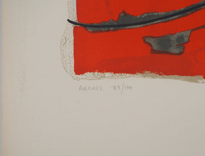 Claude VENARD : Femme en bord de mer, Lithographie originale (photo de détail 6) - Crédit photo : Galerie Art.Paris