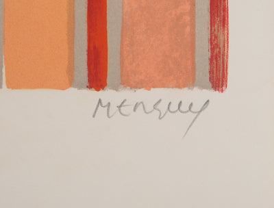 Frédéric MENGUY : Femme au panier de fruits, Lithographie originale (photo de détail 2) - Crédit photo : Galerie Art.Paris