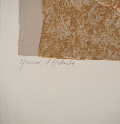 Frédéric MENGUY : Femme au panier de fruits, Lithographie originale (photo de détail 6) - Crédit photo : Galerie Art.Paris