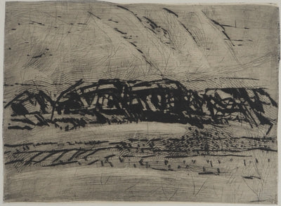 François BEALU : Monochrome intérieur, Gravure originale (photo de détail 3) - Crédit photo : Galerie Art.Paris